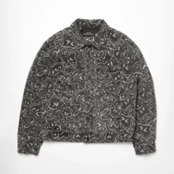 Filip Rygalski Denim Jacket - BLACK PRINT 22 Filip Rygalski Denim Jacket - BLACK PRINT -Volcom Store A2112500 BPR 12