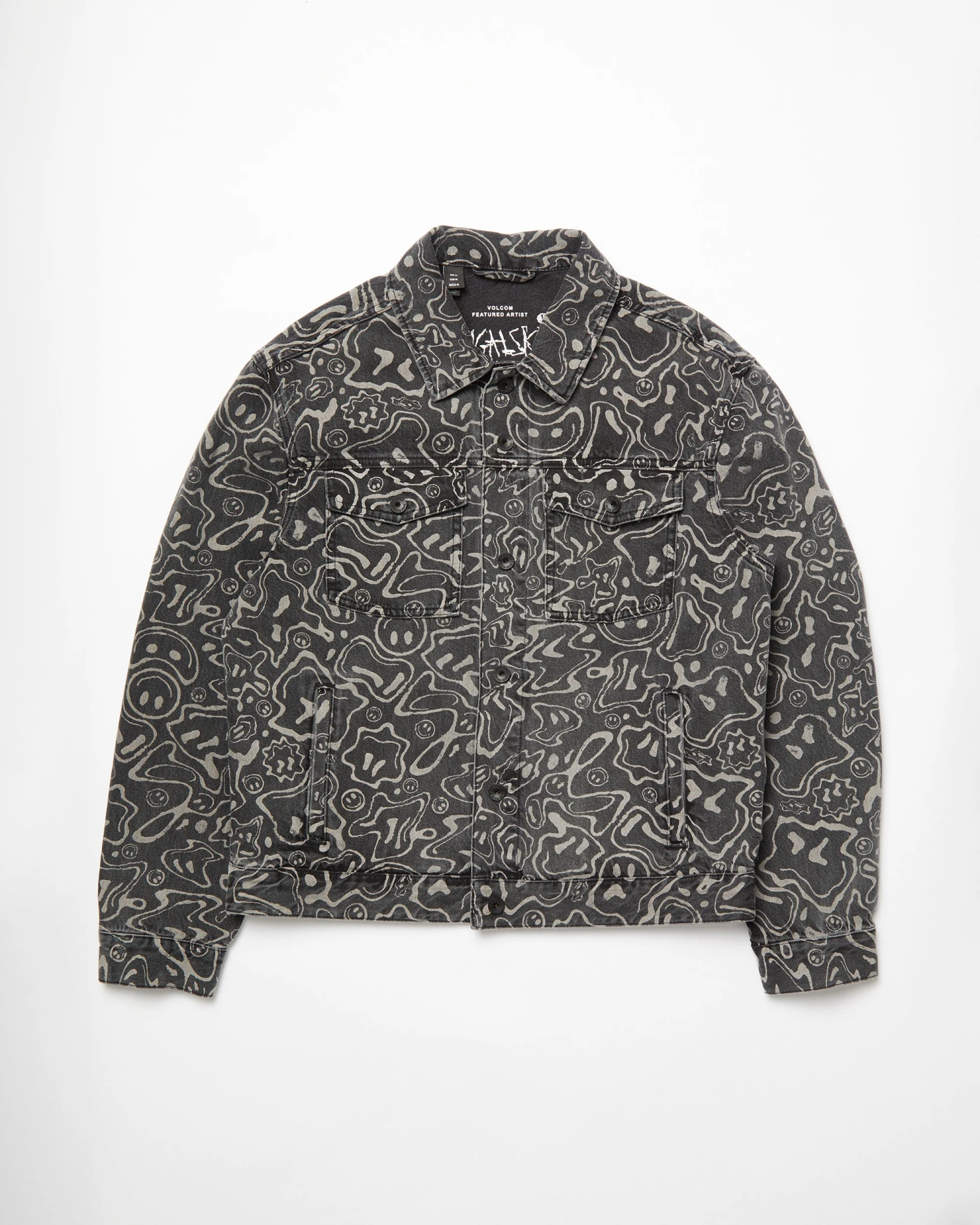 Filip Rygalski Denim Jacket - BLACK PRINT 12 Filip Rygalski Denim Jacket - BLACK PRINT - Image 10