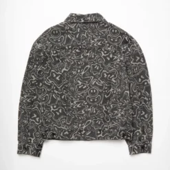 Filip Rygalski Denim Jacket - BLACK PRINT 23 Filip Rygalski Denim Jacket - BLACK PRINT -Volcom Store A2112500 BPR 13