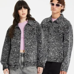 Filip Rygalski Denim Jacket - BLACK PRINT