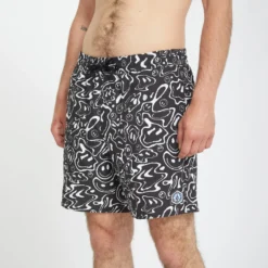 Filip Rygalski Smile Trunk 17" Boardshort - BLACK -Volcom Store A2512502 BLK 1