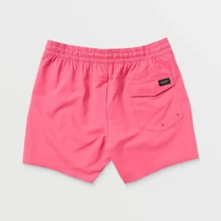 Lido Solid Trunk 16" Boardshort - NEON PINK -Volcom Store A2512503 NPK 11