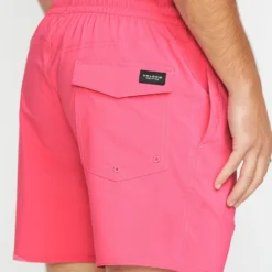 Lido Solid Trunk 16" Boardshort - NEON PINK -Volcom Store A2512503 NPK 2