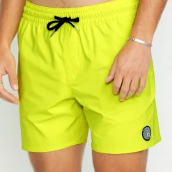 Lido Solid Trunk 16" Boardshort - TENNIS BALL -Volcom Store A2512503 TNB 1