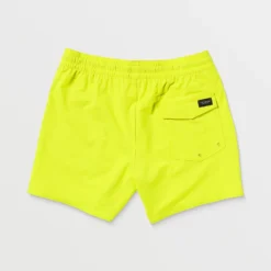 Lido Solid Trunk 16" Boardshort - TENNIS BALL -Volcom Store A2512503 TNB 6