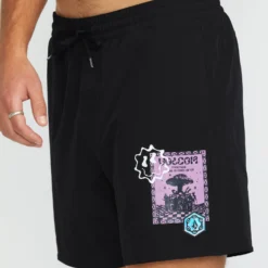 Filip Rygalski Trunk 17" Boardshort - BLACK -Volcom Store A2512507 BLK 1