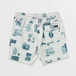 Psyche Cotton Trunk 17" Boardshort - Stone 17 Psyche Cotton Trunk 17" Boardshort - Stone -Volcom Store A2522500 STN 10 f21e1eed 25a5 4d1e a591 d6cb6edeec43