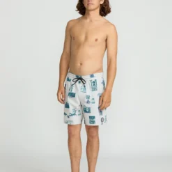 Psyche Cotton Trunk 17" Boardshort - Stone 15 Psyche Cotton Trunk 17" Boardshort - Stone -Volcom Store A2522500 STN 2 d75564f4 231d 4660 859c 1b31b1b13769