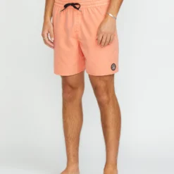 Center Trunk 17" Boardshort - PALE PEACH -Volcom Store A2532404 PCH 3