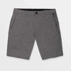 Frickin Cross Shred Static 20" Hybrid Short - CHARCOAL HEATHER -Volcom Store A3212306 CHH 4