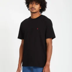 Stone Blanks T-shirt - BLACK -Volcom Store A3512326 BLK 5