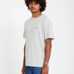 Stone Blanks T-shirt - HEATHER GREY -Volcom Store A3512326 HGR 1