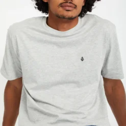 Stone Blanks T-shirt - HEATHER GREY -Volcom Store A3512326 HGR 2