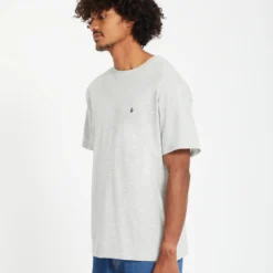 Stone Blanks T-shirt - HEATHER GREY -Volcom Store A3512326 HGR 4