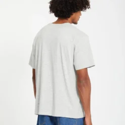 Stone Blanks T-shirt - HEATHER GREY -Volcom Store A3512326 HGR B