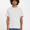 Stone Blanks T-shirt - HEATHER GREY -Volcom Store A3512326 HGR F