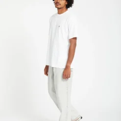 Stone Blanks T-shirt - WHITE -Volcom Store A3512326 WHT 2