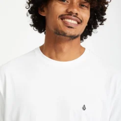 Stone Blanks T-shirt - WHITE -Volcom Store A3512326 WHT 3