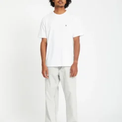 Stone Blanks T-shirt - WHITE -Volcom Store A3512326 WHT 4
