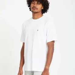 Stone Blanks T-shirt - WHITE -Volcom Store A3512326 WHT 5