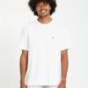Stone Blanks T-shirt - WHITE 1 Stone Blanks T-shirt - WHITE -Volcom Store A3512326 WHT F