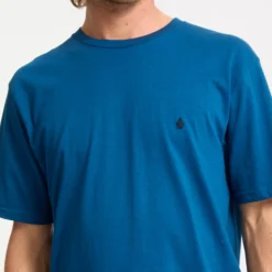 Stone Blanks T-Shirt - Cosmic Blue -Volcom Store A3532550 COS 5