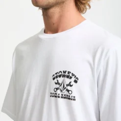 Stoneys T-Shirt - White -Volcom Store A3532552 WHT 3