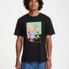 Longo Cats T-Shirt - Black -Volcom Store A3532553 BLK 1