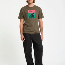 Issam T-Shirt - Sage Leaf -Volcom Store A3532557 SLE 30