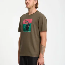 Issam T-Shirt - Sage Leaf -Volcom Store A3532557 SLE 31