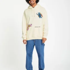 Bob Mollema 2 Hoodie - LIGHT BEIGE -Volcom Store A4112506 LBG 9