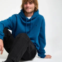 Single Stone Hoodie - Cosmic Blue -Volcom Store A4112514 COS 4