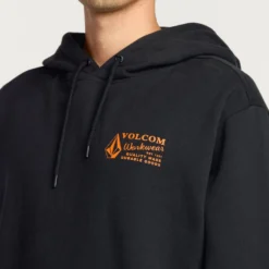 Workwear Hoodie - Black -Volcom Store A4132503 BLK 3