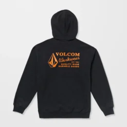 Workwear Hoodie - Black -Volcom Store A4132503 BLK 33