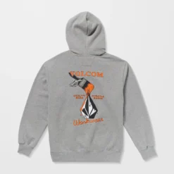 Workwear Hoodie - Heather Grey -Volcom Store A4132503 HGR 33
