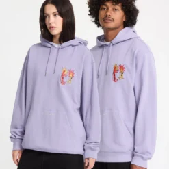 Longo Cats Hoodie - Purple Ash