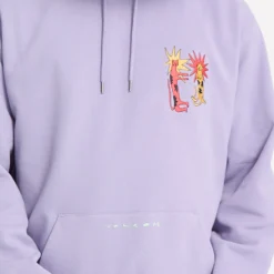 Longo Cats Hoodie - Purple Ash -Volcom Store A4132510 PPA 8