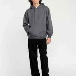 Single Stone Hoodie - Asphalt Black -Volcom Store A4132512 ASB 8