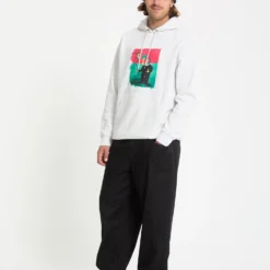 Issam Hoodie - Bone Heather -Volcom Store A4132514 BNH 5