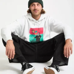 Issam Hoodie - Bone Heather -Volcom Store A4132514 BNH 7