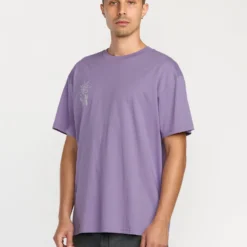 Tune In T-Shirt - Purple Ash -Volcom Store A4332502 PPA 31