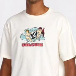 Cherubs T-Shirt - Off White -Volcom Store A4332504 OFW 4