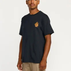 Callum Rooney T-Shirt - Antique Black -Volcom Store A4332505 AQK 31