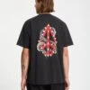 Snake Peace T-Shirt - Black 2 Snake Peace T-Shirt - Black -Volcom Store A4332551 BLK 1