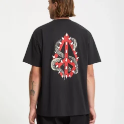 Snake Peace T-Shirt - Black