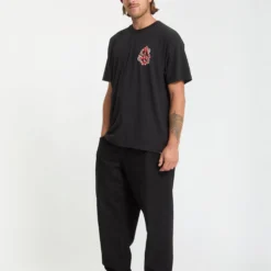Snake Peace T-Shirt - Black -Volcom Store A4332551 BLK 30