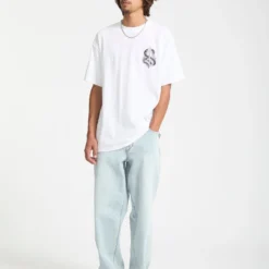 Snake Peace T-Shirt - White -Volcom Store A4332551 WHT 30