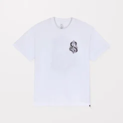 Snake Peace T-Shirt - White -Volcom Store A4332551 WHT 32
