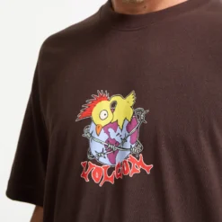 New Born T-Shirt - Cacao -Volcom Store A4332552 CAO 4