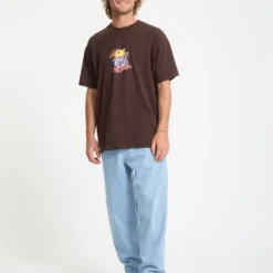 New Born T-Shirt - Cacao -Volcom Store A4332552 CAO 5